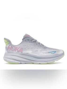 Hoka One One Clifton 9 Gull Sea Ice Women's Running Shoe Size 8